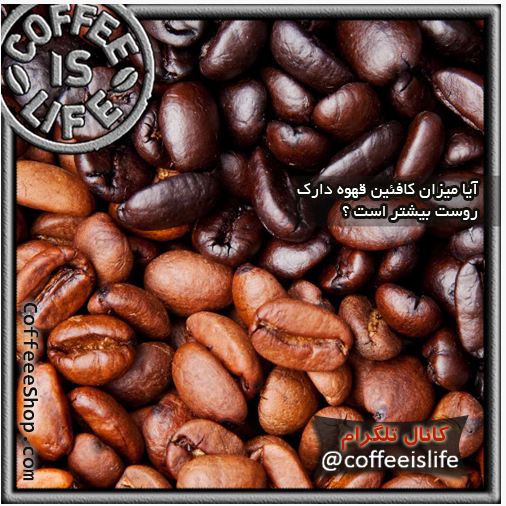 قهوه | آیا میزان کافئین قهوه دارک روست بیشتر است ؟