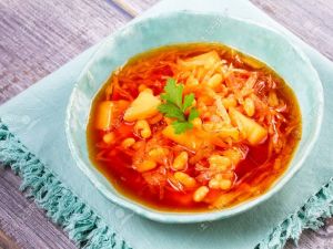 Cabbage Soup with Pasta