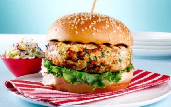 طرز تهیه برگرسالمون (ماهی)