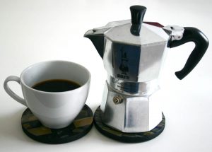 قهوه با دستگاه موکاپات