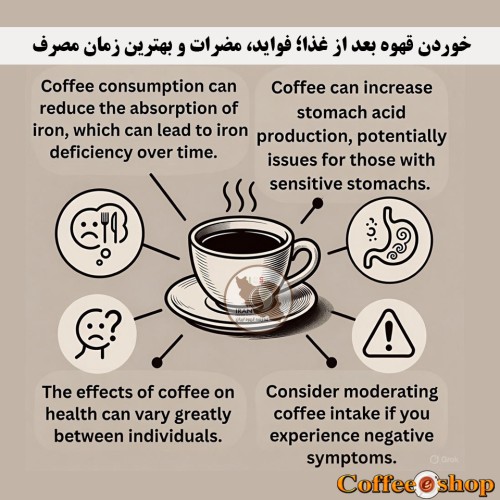 خوردن قهوه بعد از غذا